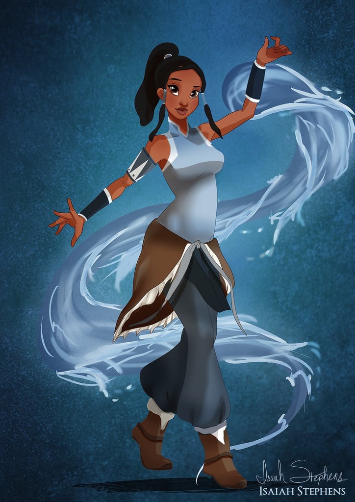Tiana as Korra Tiana as Korra