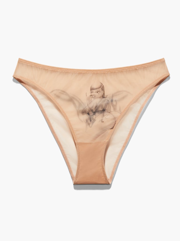 Tattooed Tricot High-Leg Bikini