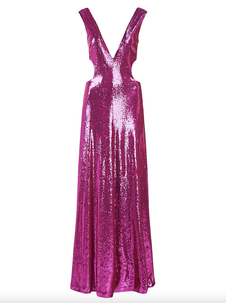 Halston Natalia Sequinned Gown