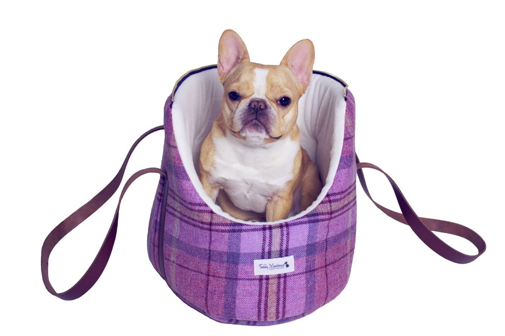 Teddy Maximus Cocoon Bed Pink Shetland Wool Luxury Dog Carrier ($203)
Chloe: “I discovered this brand during my travels to London — this carrier brings a dose of sophisticated British glamour.”