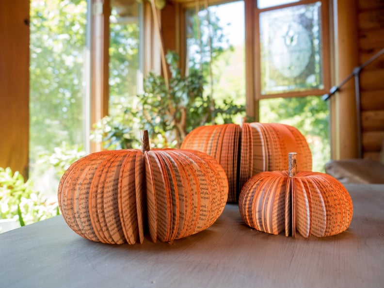 For Your Shelves: Book Pumpkins