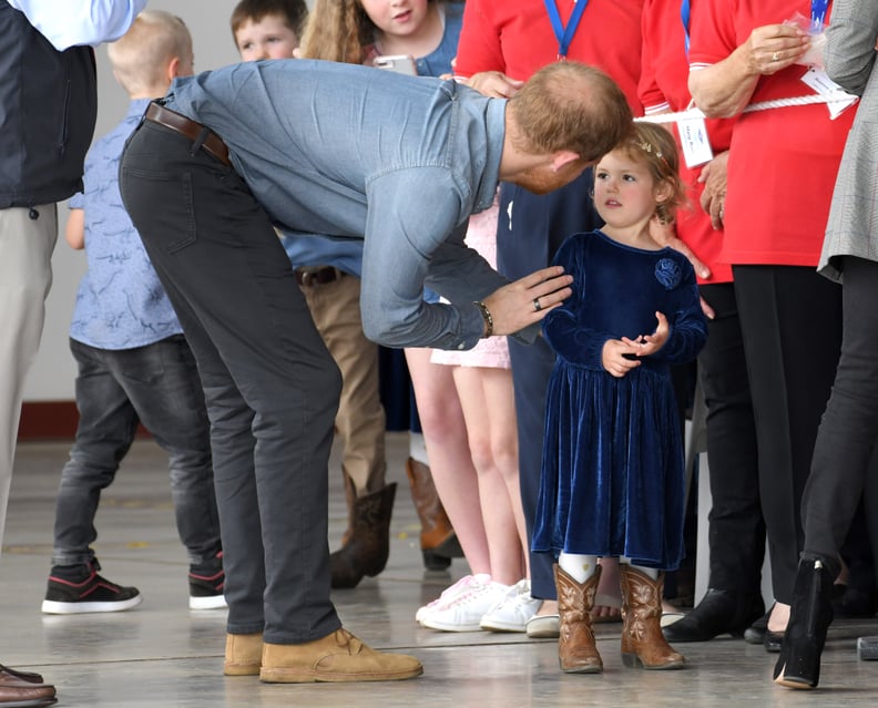 When Harry Comforted This Little Girl