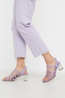 E8 By Miista Claris Lilac Strappy Heeled Sandals
