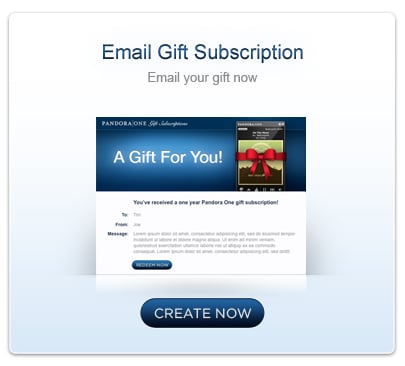 pandora radio subscriptions