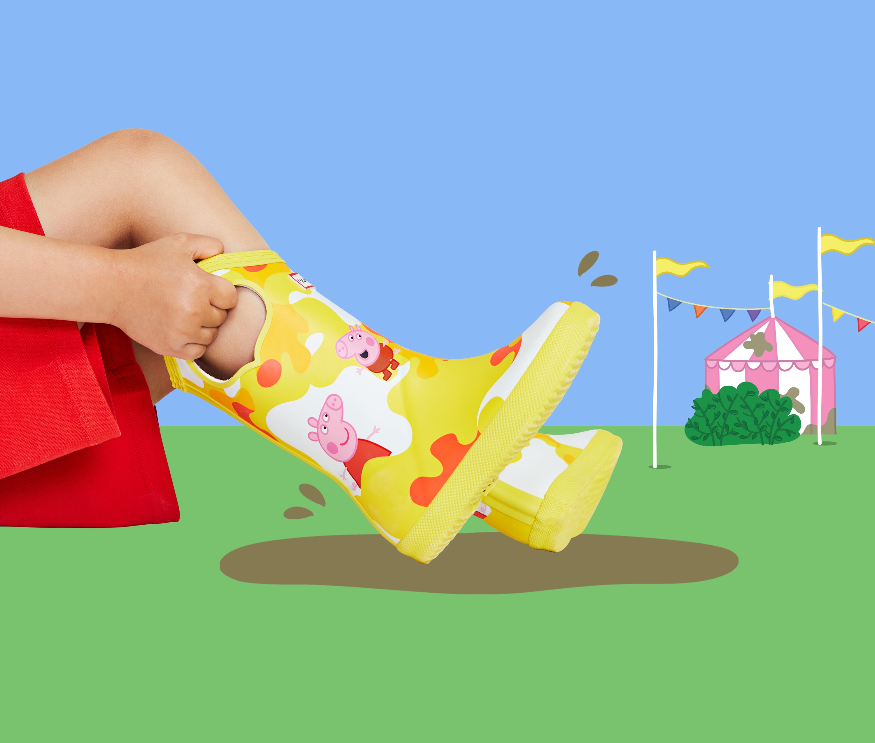 Hunter peppa discount pig rain boots