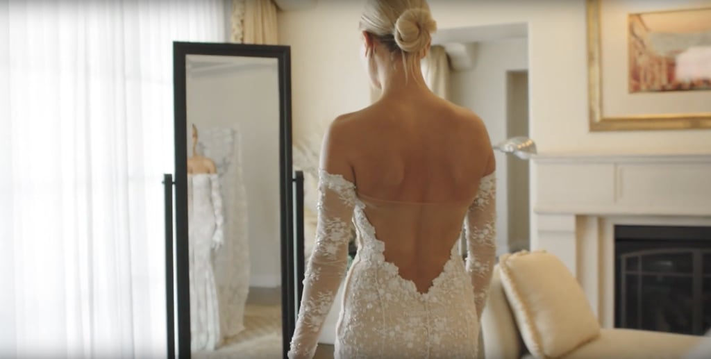 Watch Hailey Baldwin's Final Wedding Dress Fitting Video