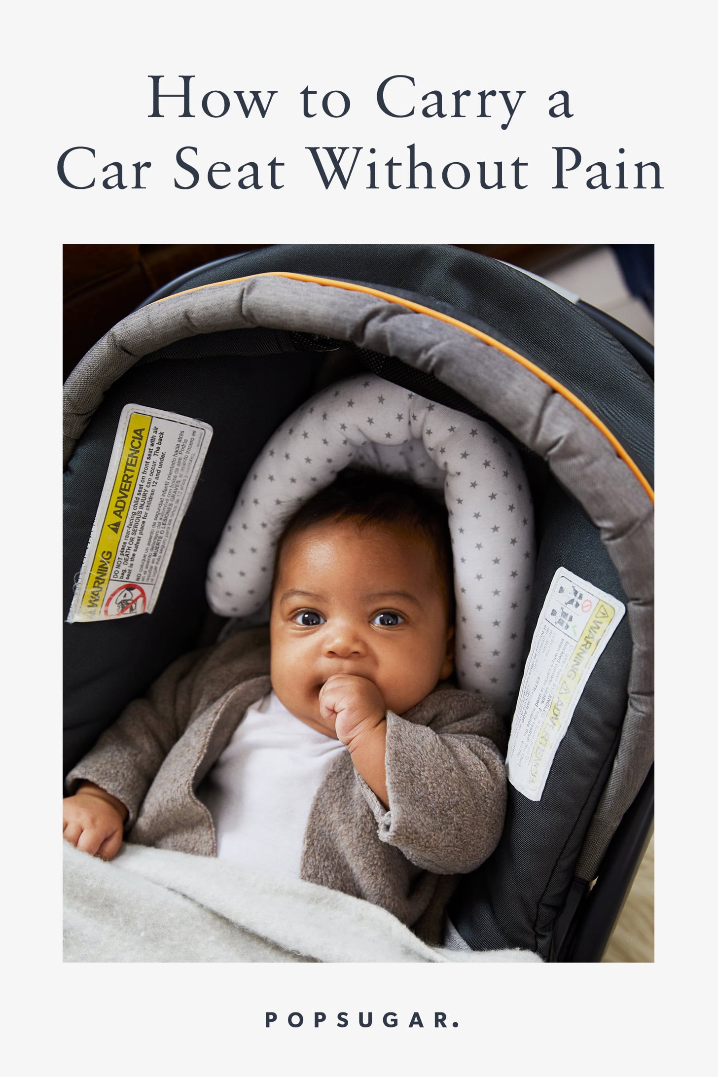 How to Carry a Car Seat Without Pain POPSUGAR Family