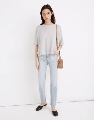 Madewell (Re)sponsible Weightless Cashmere Sweater Tee