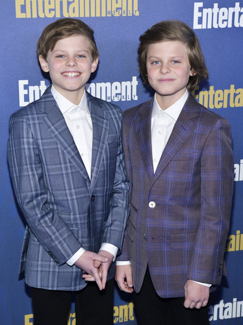 Nicholas and Cameron Crovetti at EW's 2020 SAG Awards Preparty