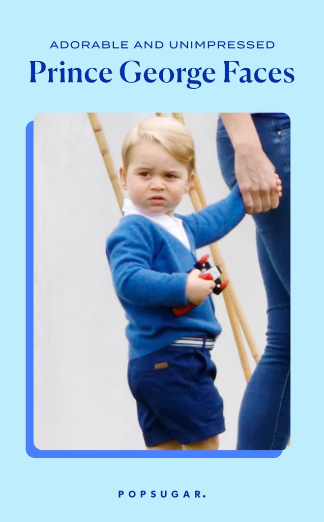 Prince George Is Unimpressed