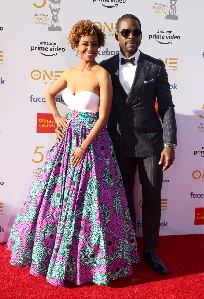 Pictured: Sterling K. Brown and Ryan Michelle Bathe