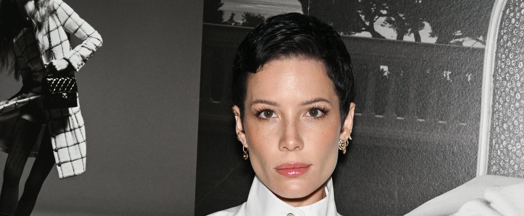 Halsey Wears Black Thong and Sheer Skirt to PFW