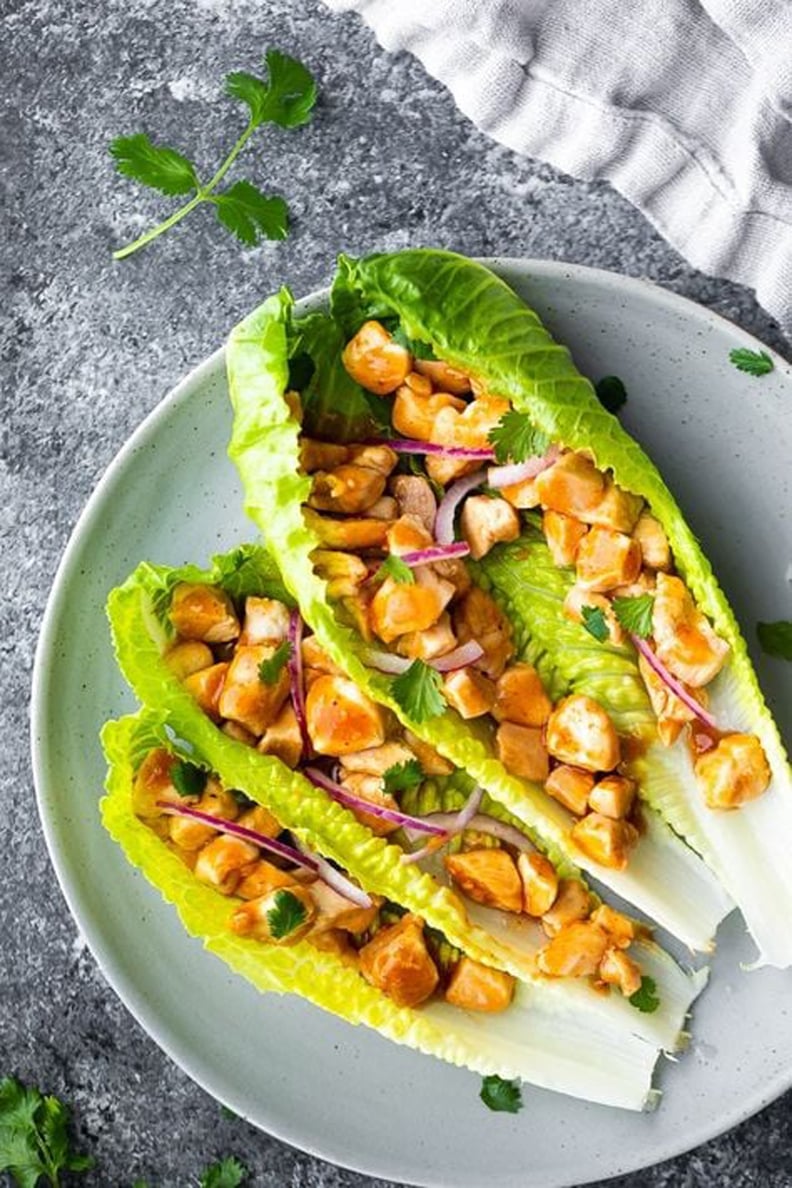 Barbecue Chicken Lettuce Wraps