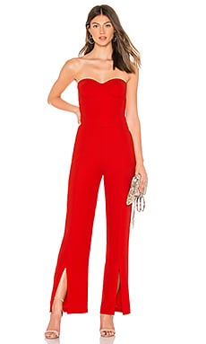 Karina Grimaldi Vivian Jumpsuit in Red