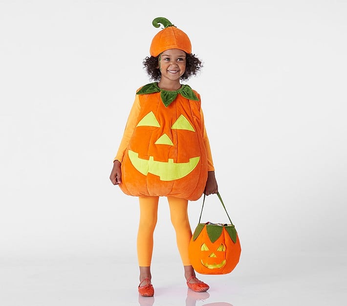 Kids Glow-in-the-Dark Pumpkin Halloween Costume