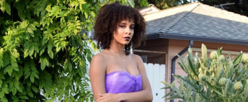 Purple Prom Dress Teen Made Herself