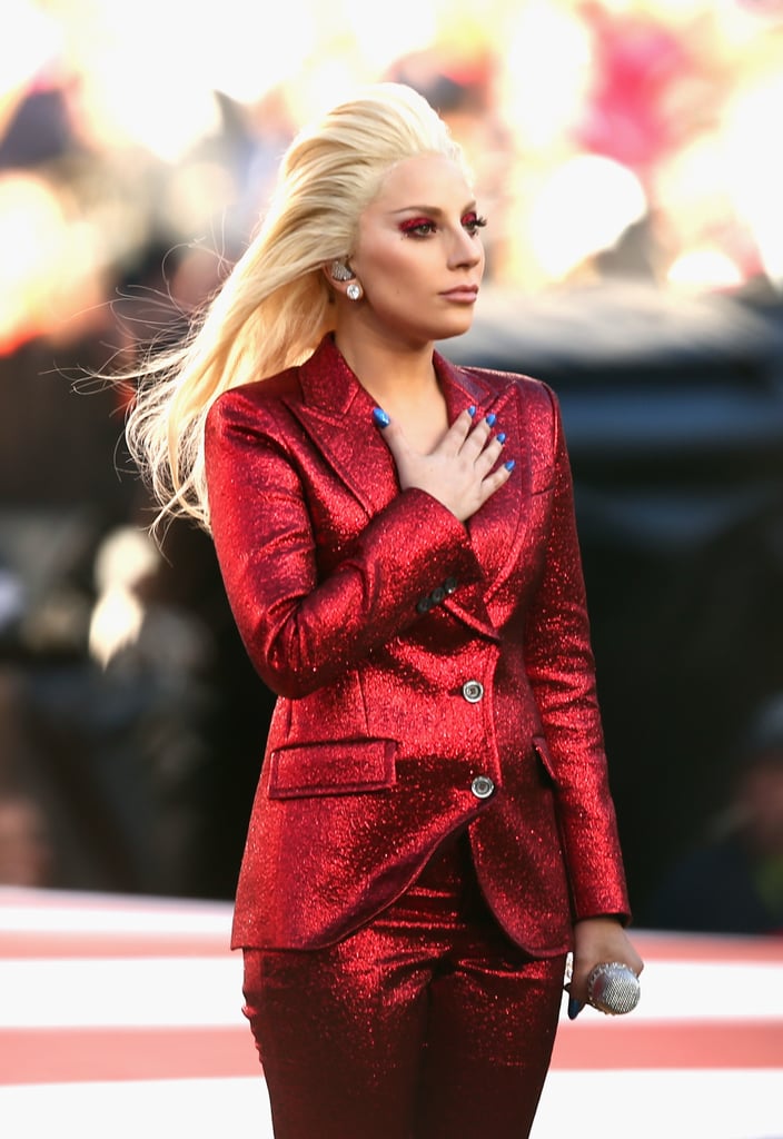 Lady Gaga Super Bowl Makeup Breakdown Popsugar Beauty