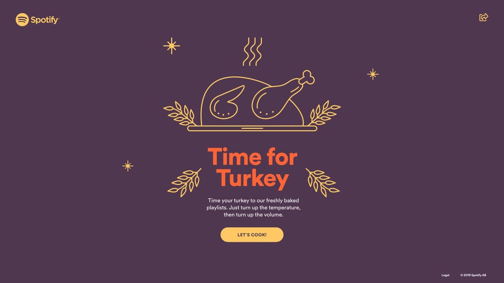 Get Ready to Cook With Spotify's Turkey Timer!