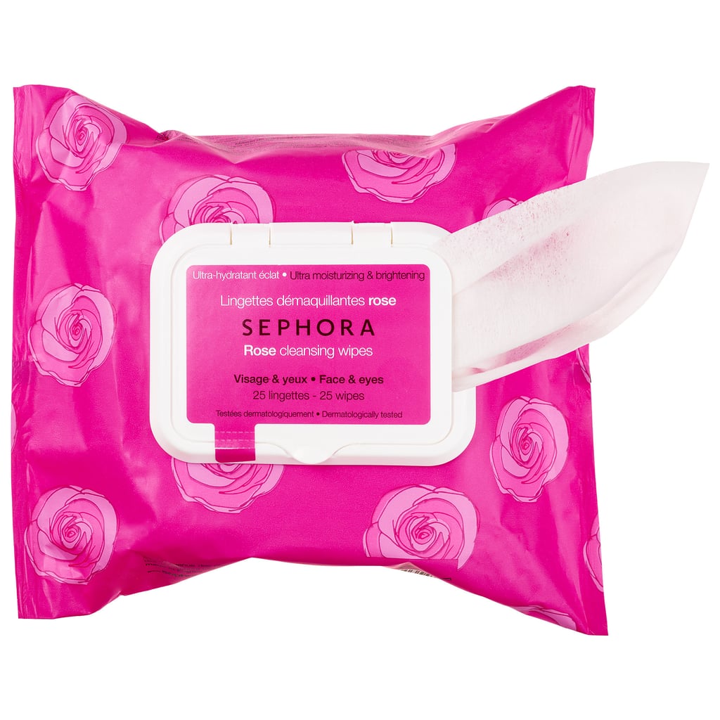 Sephora Cleansing & Exfoliating Wipes in Rose