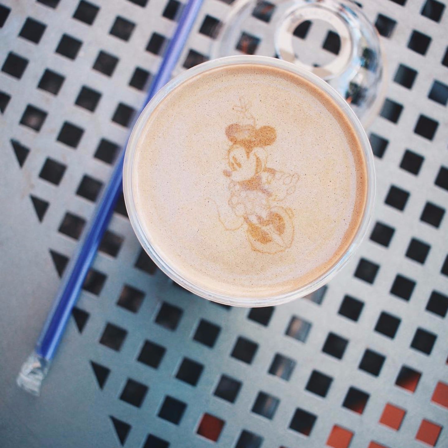 Mickey-Printed Coffee Art in Disney Springs