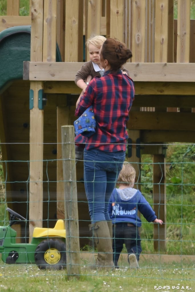 Kate Middleton and Prince George at the Park 2015 Pictures