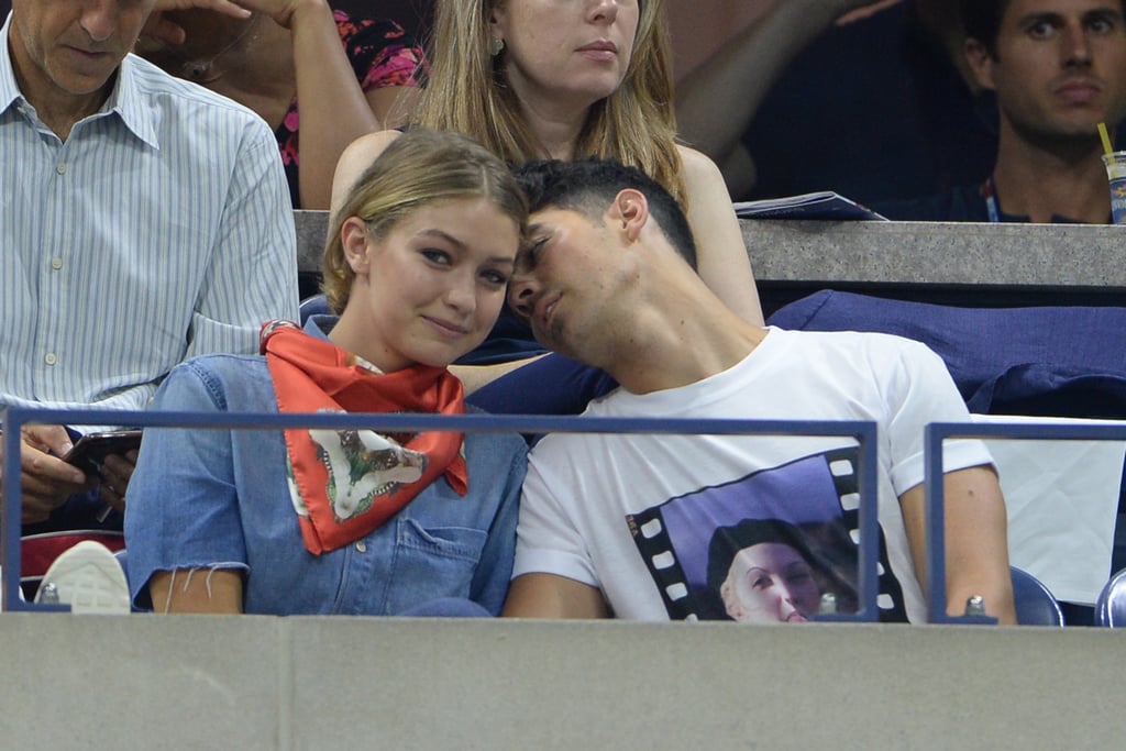 Kendall Jenner, Gigi Hadid, and Joe Jonas US Open Pictures
