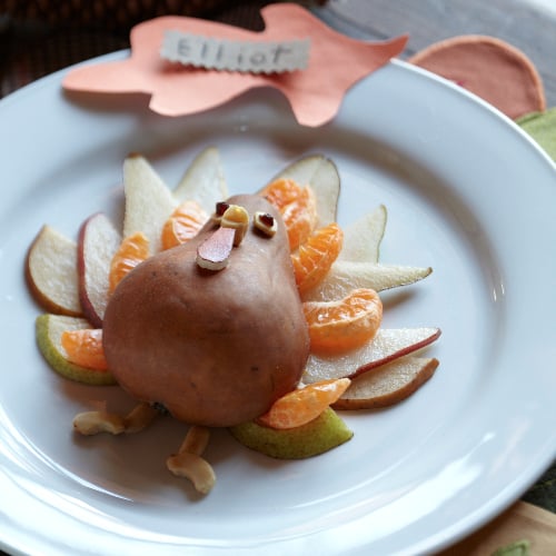 Keep-the-Kids-Busy Fun Fruit Turkeys