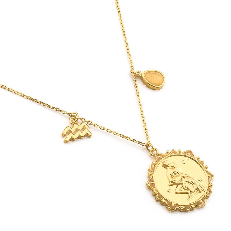 Tai Jewelry Zodiac Charm Necklace