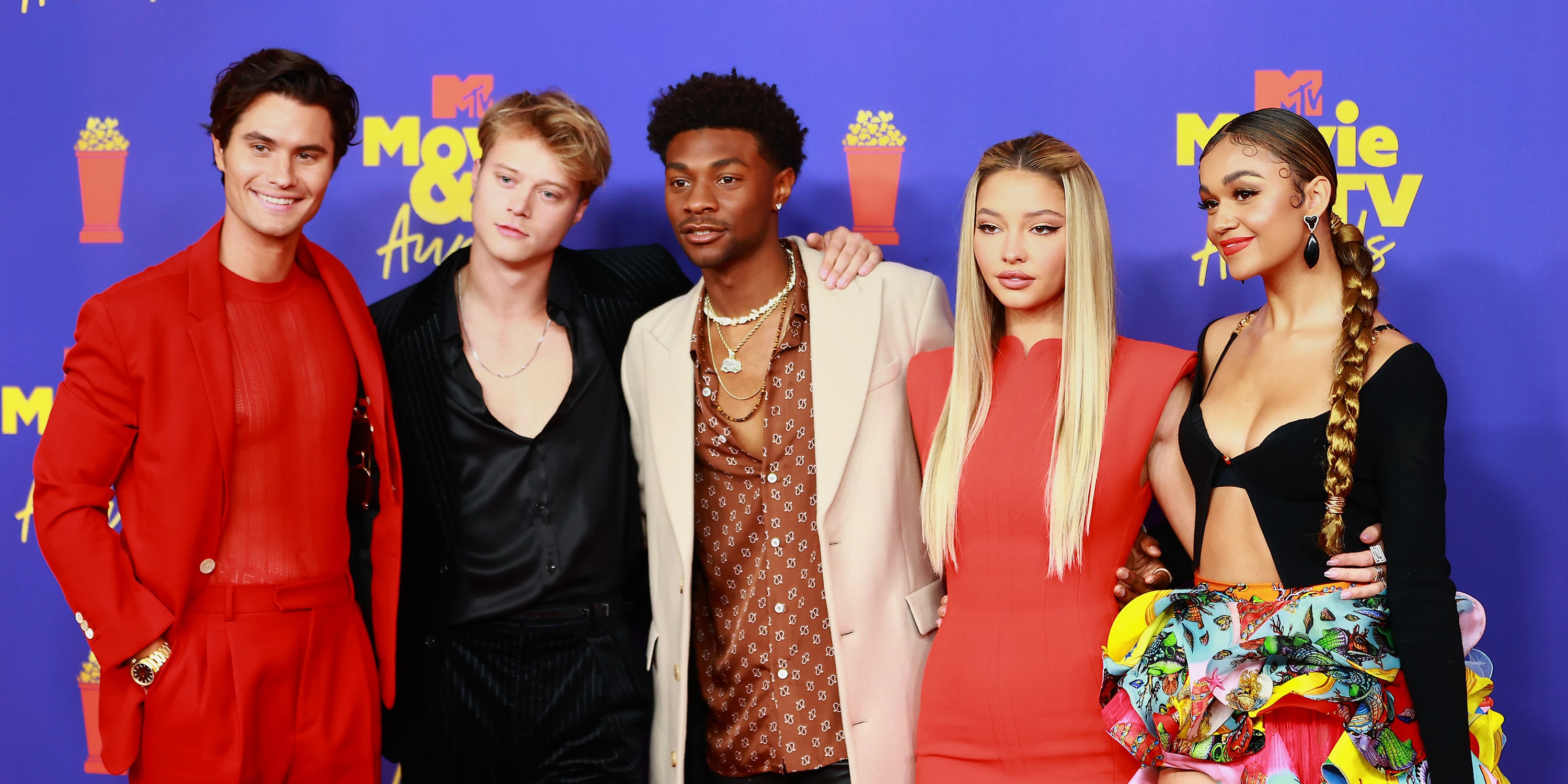 See the Outer Banks Cast at the MTV Movie and TV Awards 2021