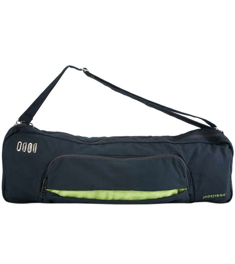 Gaiam Maxwell Yoga Mat Bag Black New w/Tags 25 Long, 9 Wide 6 Small  Pockets