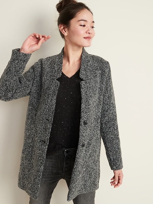 Button-Front Coat