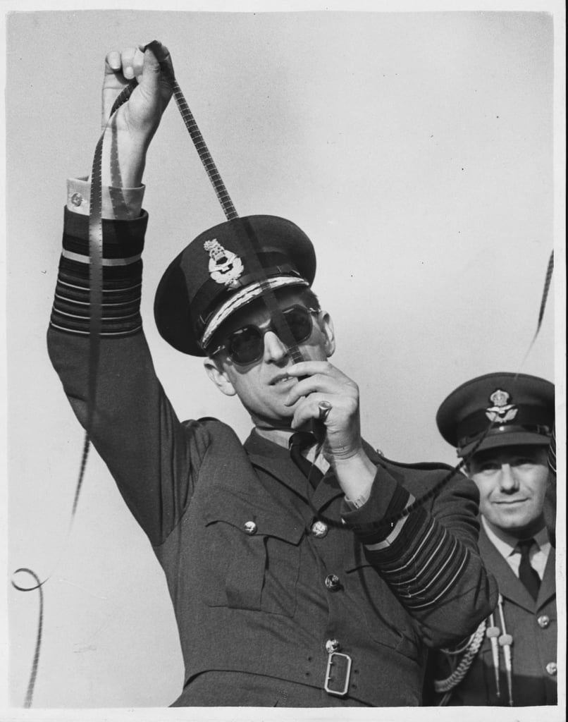 Inspecting a Roll of Film in 1953