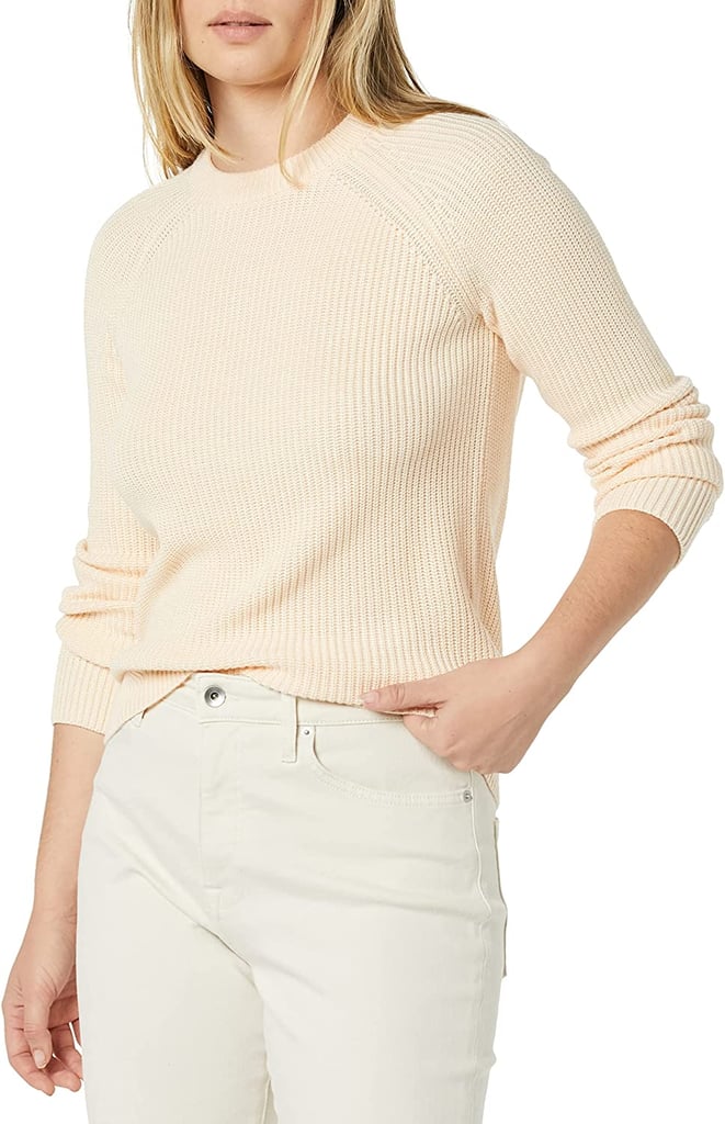 A Ribbed Sweater: Amazon Aware Women's Rib Crew Neck Sweater