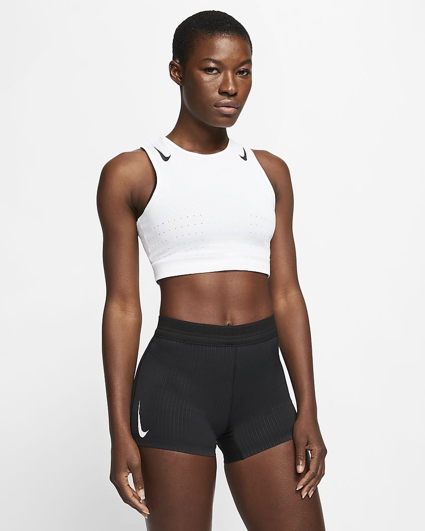Nike AeroSwift Women's Crop Top | Summer Sweat Sessions With These 13 Nike Workout Pieces | POPSUGAR Fitness Photo 13