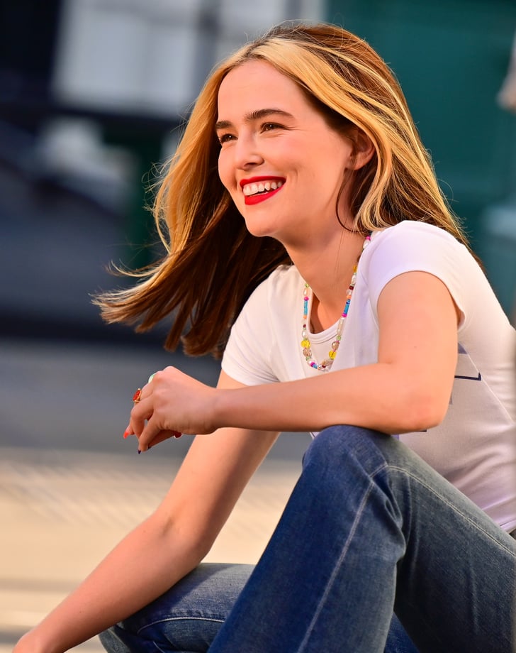 Zoey Deutch Debuts New "Money Piece" Highlights For Not Okay