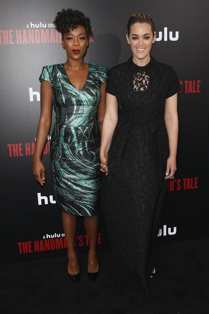 Samira Wiley and Lauren Morelli at Handmaid's Tale Premiere
