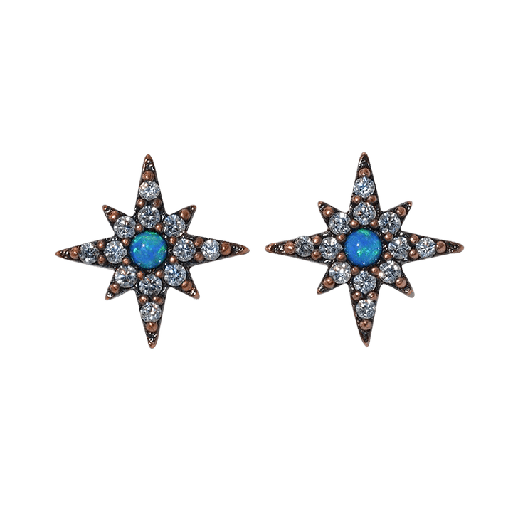 Opal eyes earrings Clearance