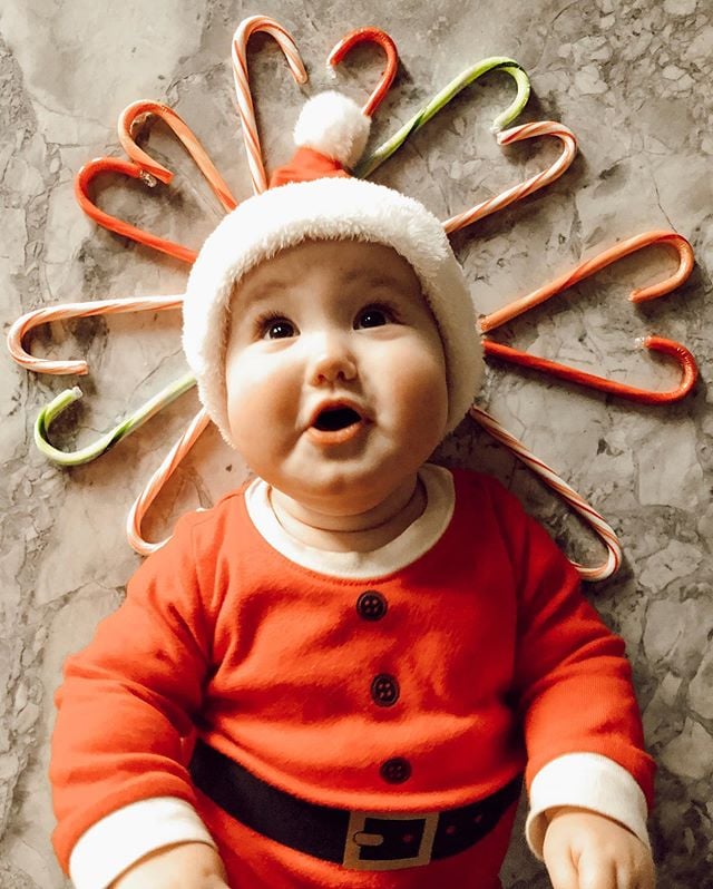 Baby Dressed as Elf on the Shelf 2018