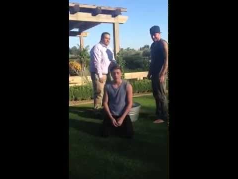 He Was Delightfully Nervous About His Ice Bucket Challenge