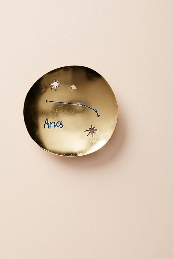 Anthropologie Hammered Zodiac Trinket Dish