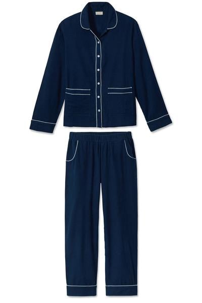 Lake Pajamas Flannel Pants Set in Port