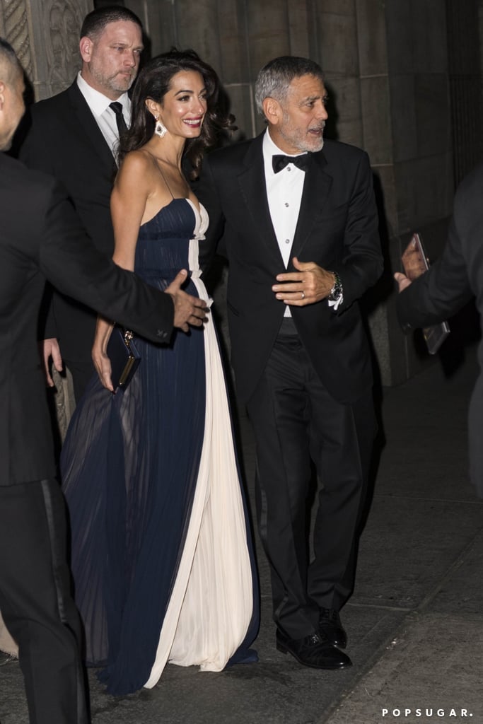 George and Amal Clooney at the 2018 UNCA Awards