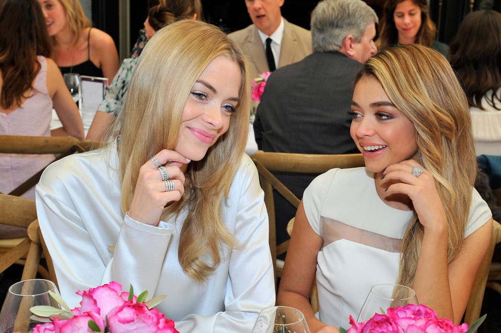 Sarah Hyland and Jaime King sat together at W magazine's It Girl bash.