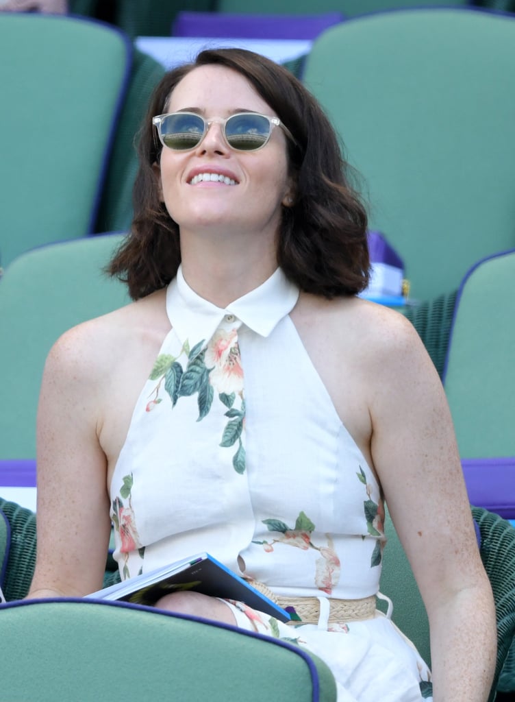 David Beckham and Claire Foy With Their Moms at Wimbledon