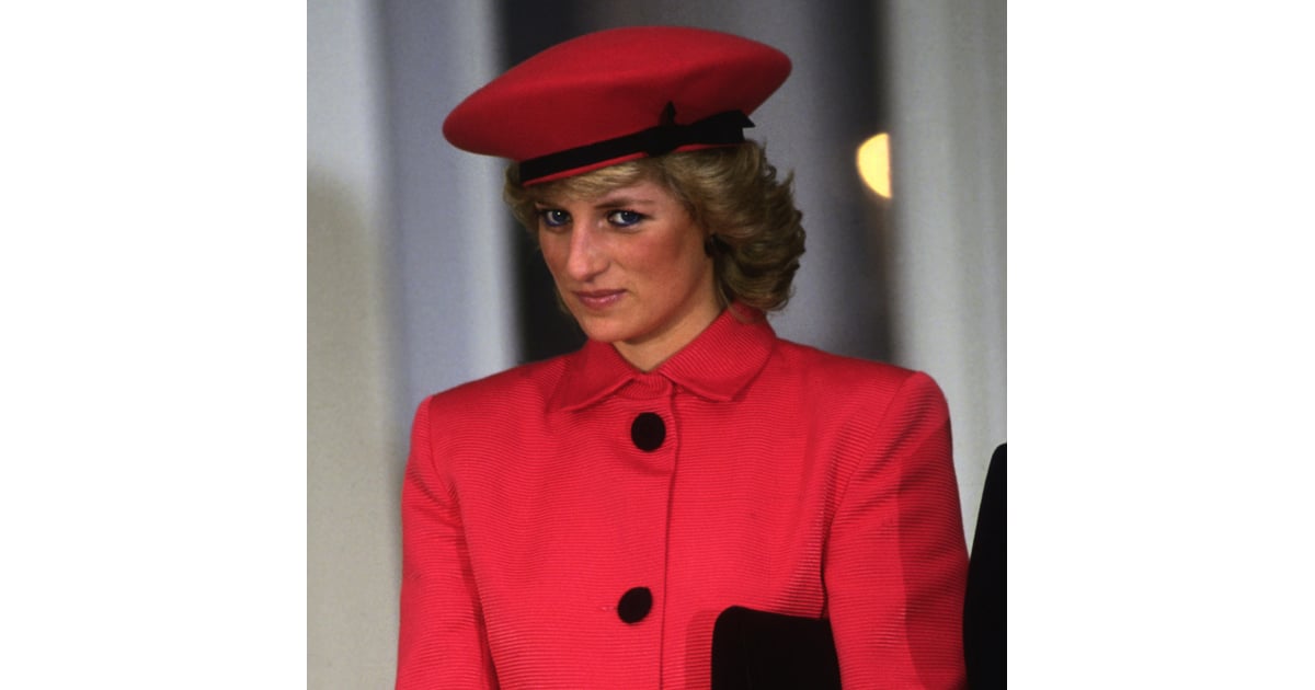 Lady in Red | Princess Diana's Most Stylish Hats | POPSUGAR Fashion ...