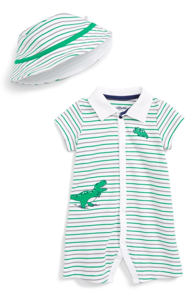Dino Roar Romper and Hat Set