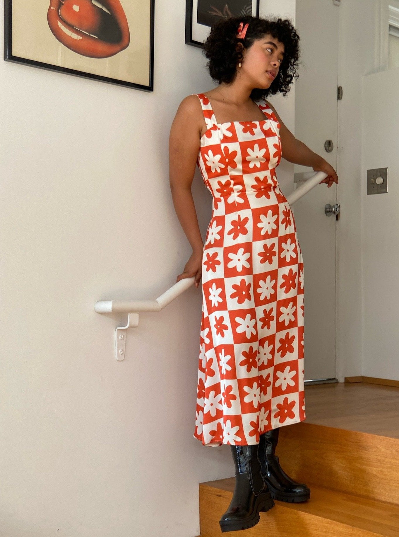 Midi slip hot sale dress uk