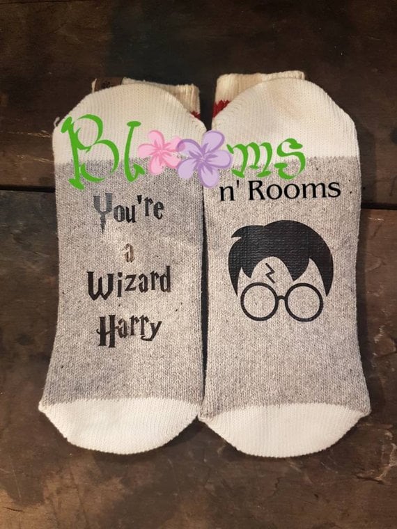 "You're a Wizard, Harry" Socks