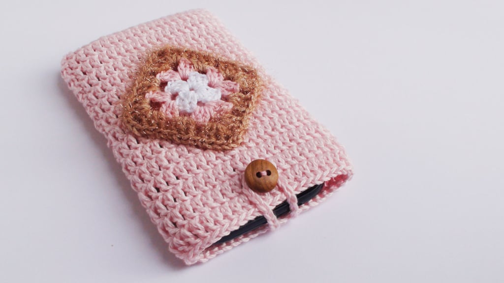 Pink Crochet iPhone Cozy ($15)