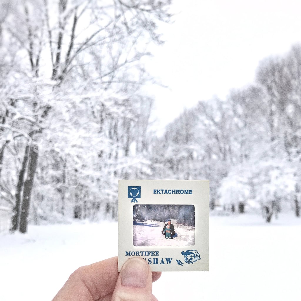 Photographer Uses Dad's Slides in a Photo Tribute to Parents